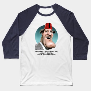 Tommy Cooper cartoon Baseball T-Shirt